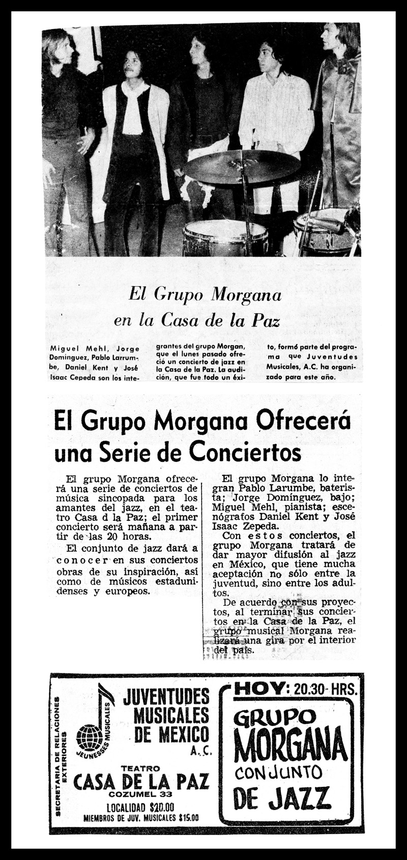 1973_El-Universal_Michael-Mehl_Morgana_Casa-De-La-Paz
