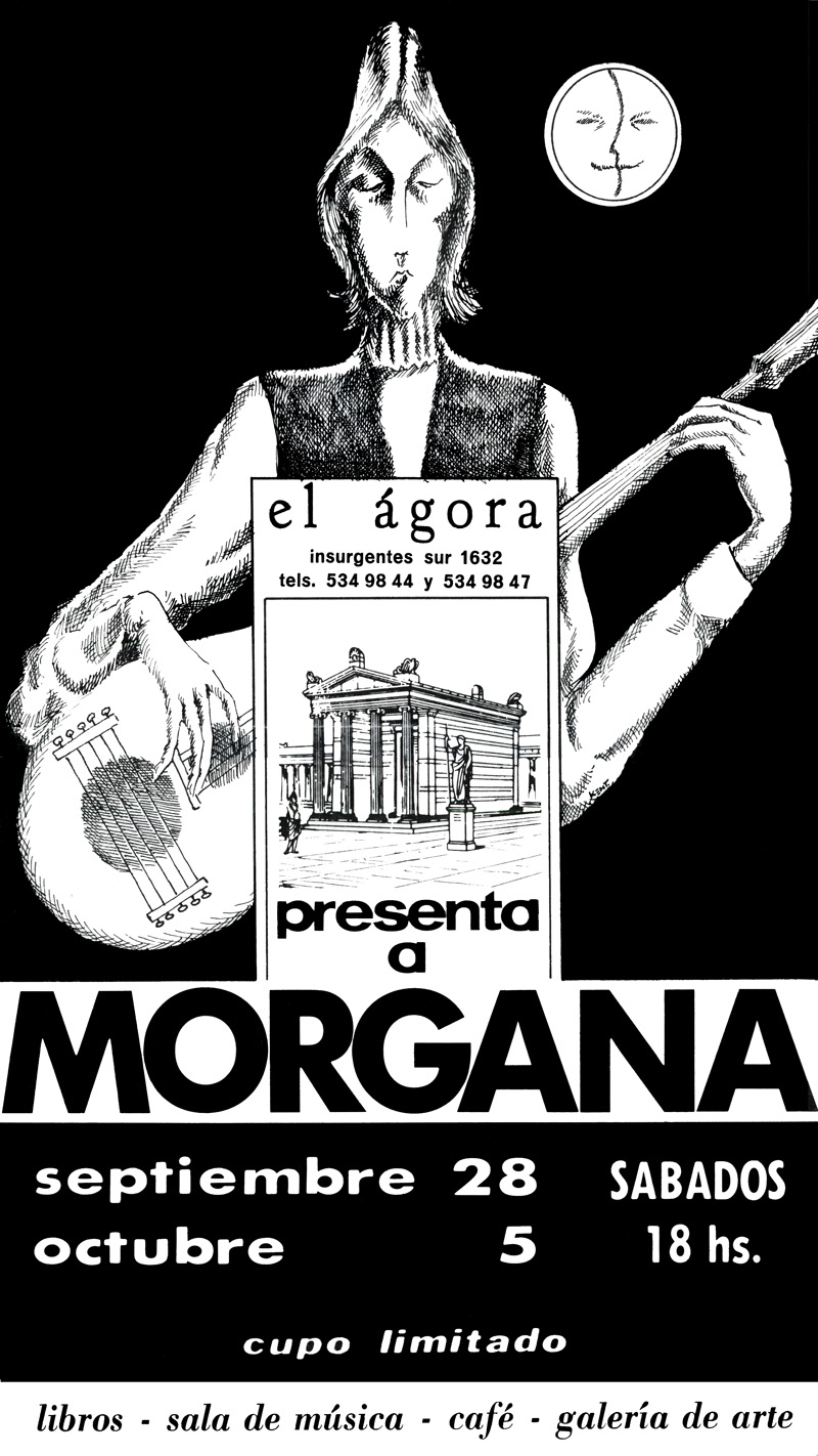 1976_Michael-Mehl_Fata-Morgana_El-Agora-Concerts-Poster_Mexico-City