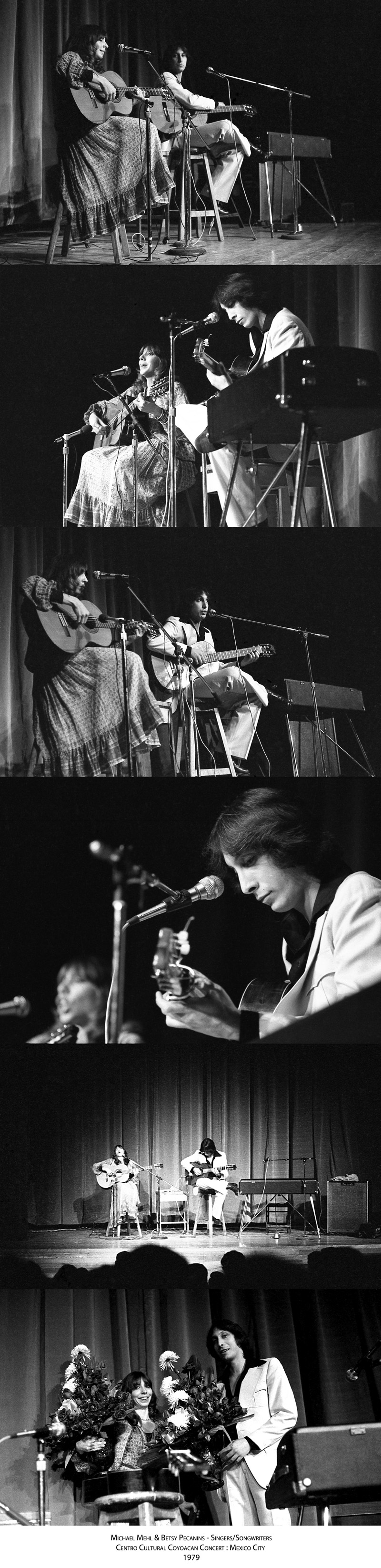 1979_Michael-Mehl-&-Betsy-Pecanins-Concert_Centro-Cultural-Coyoacan_Mexico-City